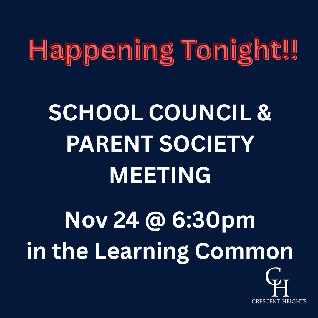 Happening Tonight CHHS Meeting